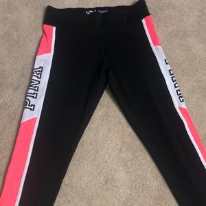 PINK VICTORIA SECRET ULTIMATE LEGGINGS SZ: LARGE